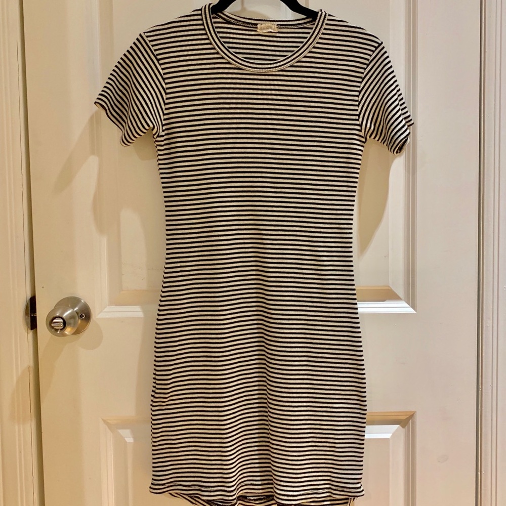Brandy Melville Striped Ribbed Dress
